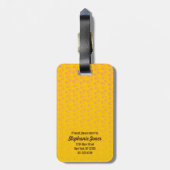 Zonnebloemen Bagagelabel (Achterkant verticaal)