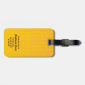 Zonnebloemen Bagagelabel (Achterkant horizontaal)