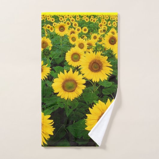 Zonnebloemen Bathroom Bad Handdoek (Handdoek)