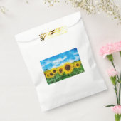 Zonnebloemen Bedankzakje (Gezegeld)