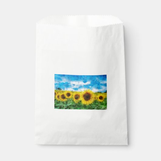 Zonnebloemen Bedankzakje (Voorkant)