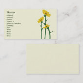 Zonnebloemen - Bedrijven Visitekaartje (Voorkant / Achterkant)