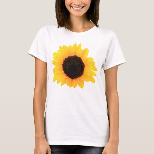 Zonnebloemen Bella+Canvas Boxy Bovenkant TShirt (Voorkant)