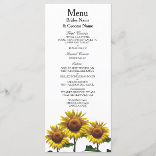 Zonnebloemen Betonprijzensets Menu