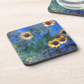 Zonnebloemen Bier Onderzetter (Linkerzijde)