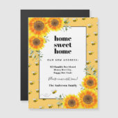 Zonnebloemen bijen nieuwe woning (Voorkant / Achterkant)