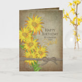 Zonnebloemen - Birthday - Iemand speciaal Kaart (Gele Bloem)