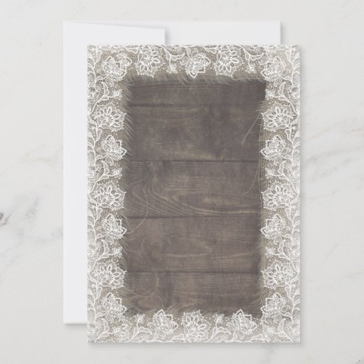 Zonnebloemen Blauw Wit Rustieke Herfst Vrijgezelle Kaart (Achterkant)