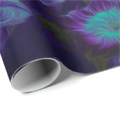 Zonnebloemen Blauwgroen Paarse ontkoppeling van Ab Cadeaupapier (Rol Hoek)