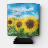 Zonnebloemen Blikjeskoeler (Voorkant)