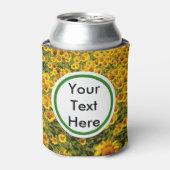 Zonnebloemen Blikjeskoeler (Blikje Voorkant)