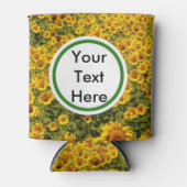 Zonnebloemen Blikjeskoeler (Voorkant)