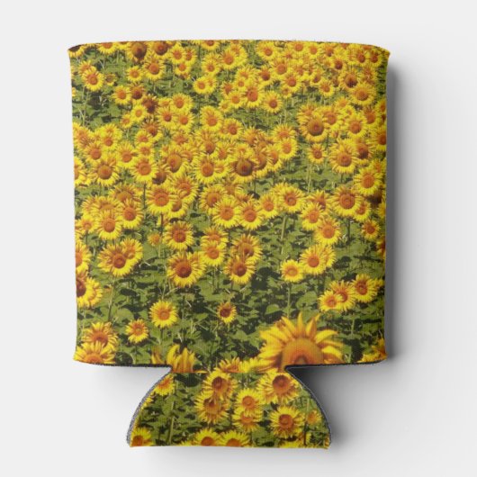 Zonnebloemen Blikjeskoeler (Achterkant)