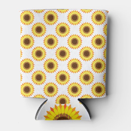 Zonnebloemen Blikjeskoeler (Voorkant)