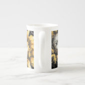 Zonnebloemen - Bloed Thee en Rode String Porselein Kop (Achterkant)