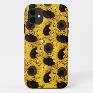 Zonnebloemen bloembladeren zwemmen duiken mariene  Case-Mate iPhone case