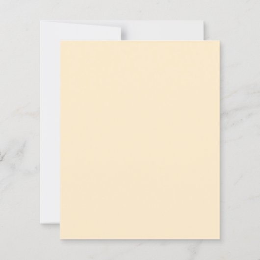 Zonnebloemen bloemen bruiloft uitnodiging (Achterkant)