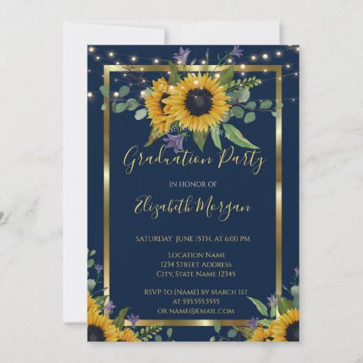 Zonnebloemen Bloemen Lichten, Houtgradatie Partij Kaart (Voorkant)