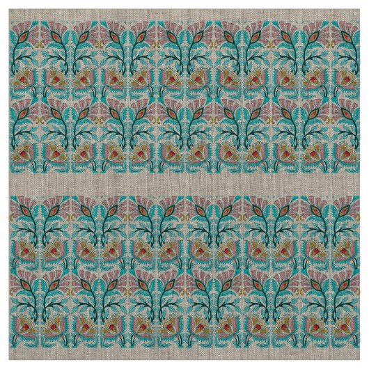 Zonnebloemen bloemen stof (Swatch)