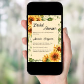 Zonnebloemen bloemen Vrijgezellenfeest Kaart