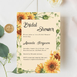 Zonnebloemen bloemen Vrijgezellenfeest Kaart