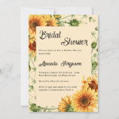 Zonnebloemen bloemen Vrijgezellenfeest Kaart (Voorkant)