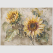 ZONNEBLOEMEN BLOEMENDECOUPAGE TISSUEPAPIER (Voorkant)