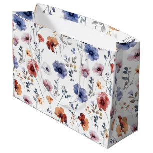Zonnebloemen bloemenpatroon elegante bruid Groot Cadeauzakje