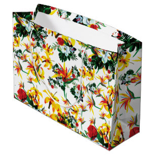 Zonnebloemen bloemenpatroon elegante bruid Groot Cadeauzakje
