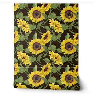 Zonnebloemen bloemenwinkel exotische bloemen behan behang