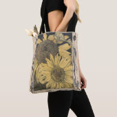 zonnebloemen, bloemontwerp tote bag (Dichtbij)