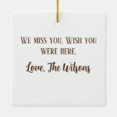 Zonnebloemen Boeket Happy Thanksgiving Ornament (Achterkant)