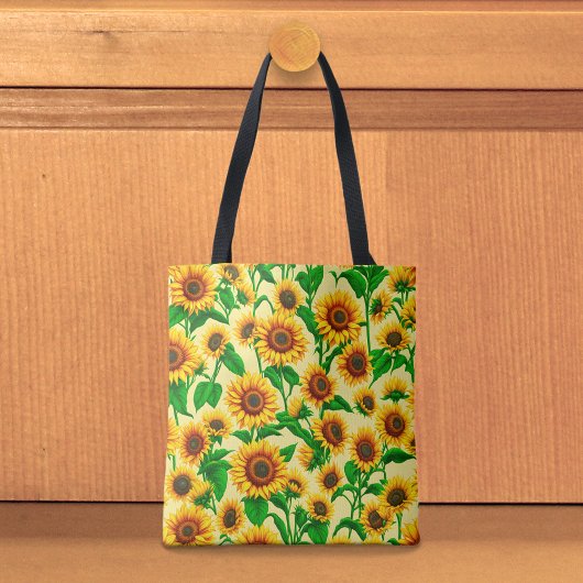 Zonnebloemen Boodschappentas Tote Bag