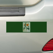 zonnebloemen Botanische Kunst Bumpersticker (Op auto)