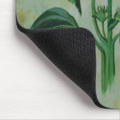zonnebloemen Botanische Kunst Muismat (Hoek)