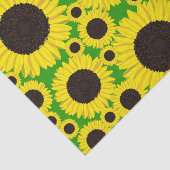 Zonnebloemen brengen 1-jarig Weefselpapier uit Tissuepapier (Detail)