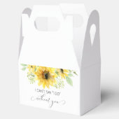 Zonnebloemen Bridesmaid Voorstel Gift Box Bedankdoosjes (Geopend)