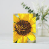 Zonnebloemen briefkaart (Staand voorkant)