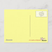 zonnebloemen briefkaart (Achterkant)