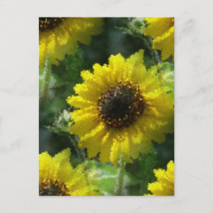 Zonnebloemen Briefkaart
