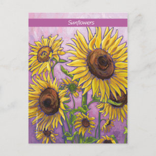 Zonnebloemen Briefkaart