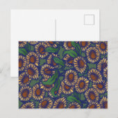zonnebloemen briefkaart (Voorkant / Achterkant)