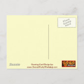 Zonnebloemen Briefkaart (Achterkant)