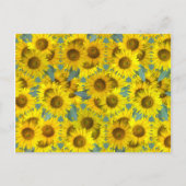 Zonnebloemen Briefkaart (Voorkant)