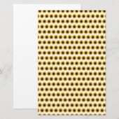  zonnebloemen briefpapier (Voorkant / Achterkant)