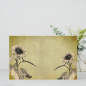  zonnebloemen briefpapier (Staand voorkant)