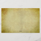  zonnebloemen briefpapier (Achterkant)