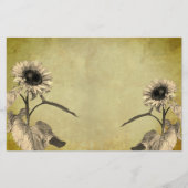  zonnebloemen briefpapier (Voorkant)