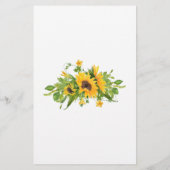 Zonnebloemen Bruidsfeest Spel Waar Waren We Kaart (Achterkant)