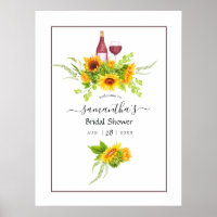 Zonnebloemen Bruidsfeest Wijnproeverij Welkom